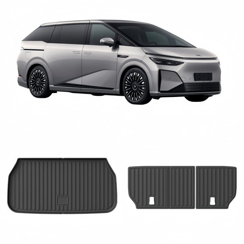 TPE Trunk Mat & Seat Protection for 2025-2026 XPENG X9 - NICE EVS