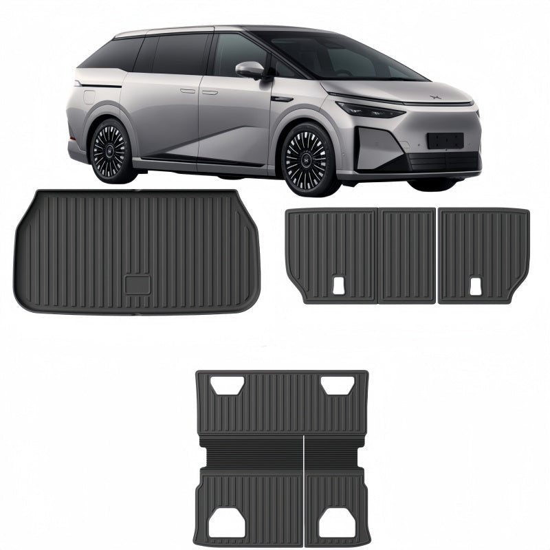 TPE Trunk Mat & Seat Protection for 2025-2026 XPENG X9 - NICE EVS