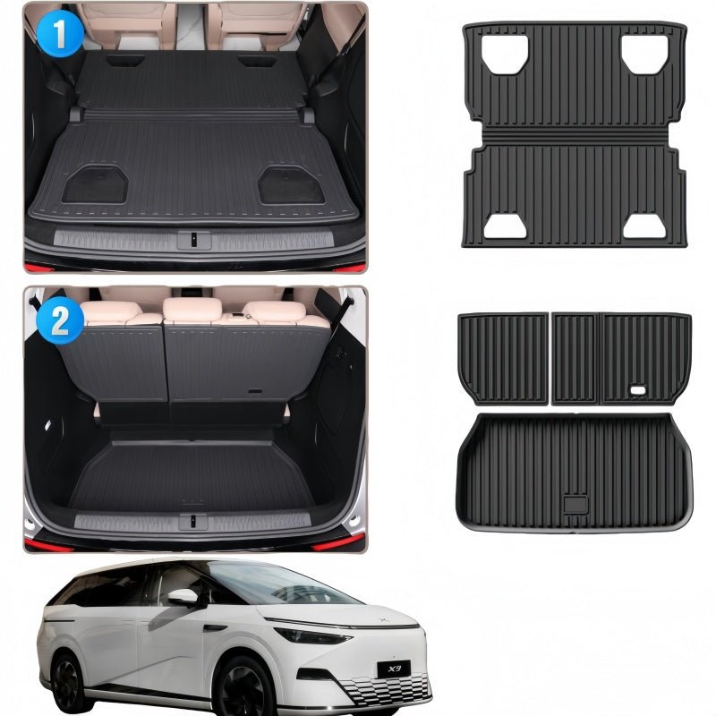 TPE Trunk Mat & Seat Protection for XPeng X9 - NICE EVS