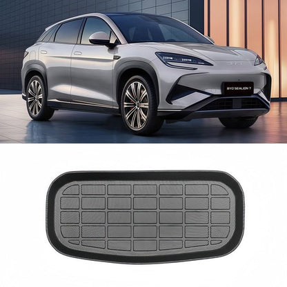 Trunk Rubber Floor Mat & Seat Back Protector for BYD Sealion 7 - NICE EVS