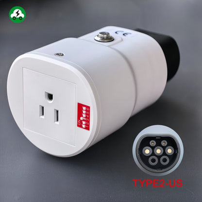Type2 V2L Adapter Vehicle To Load Discharge Adapter for Aion EV - NICE EVS