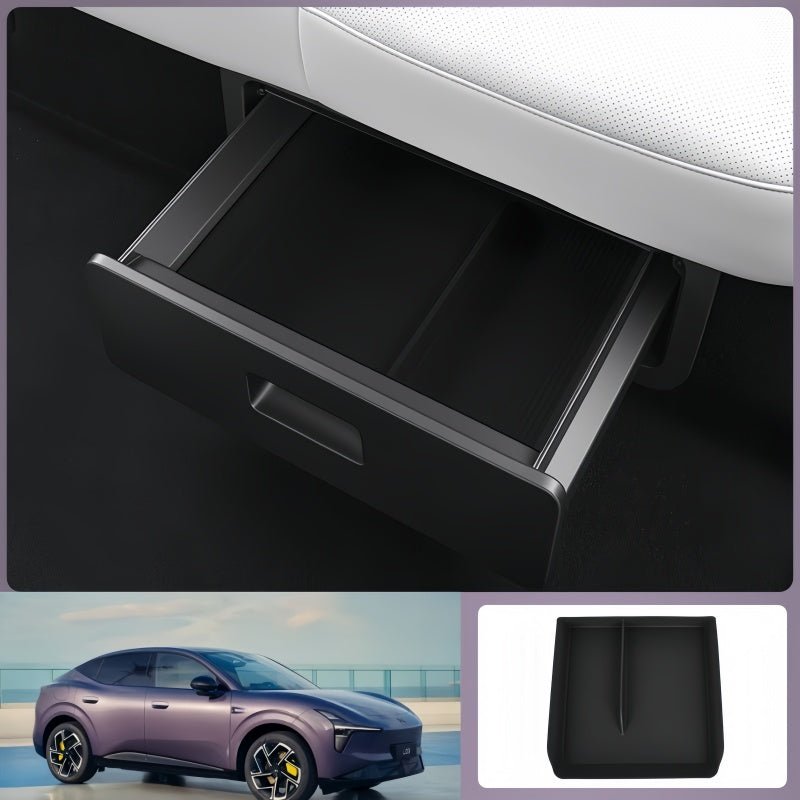Under‑Seat Drawer Storage Silicone Mat for Xpeng L03 - NICE EVS