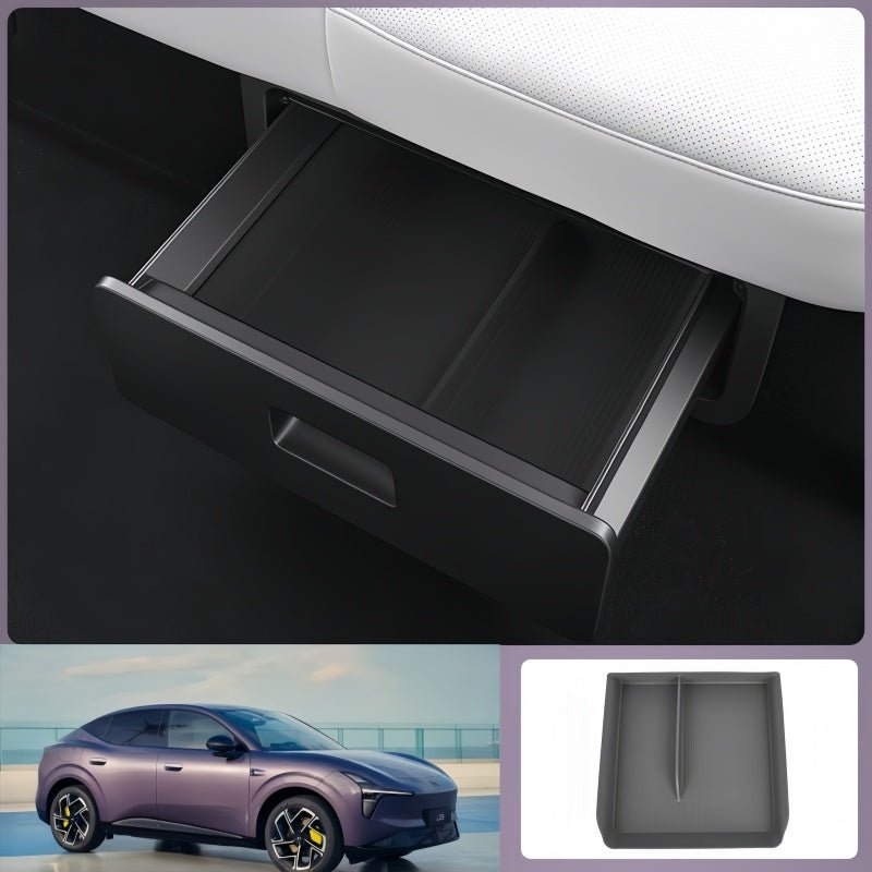 Under‑Seat Drawer Storage Silicone Mat for Xpeng L03 - NICE EVS