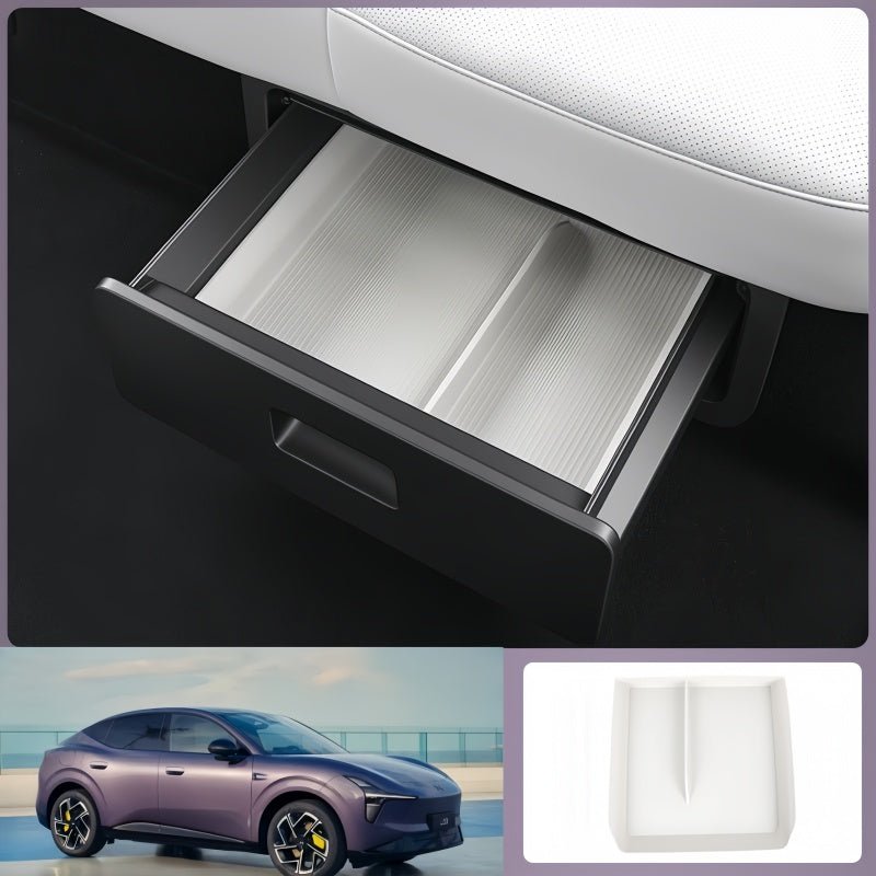 Under‑Seat Drawer Storage Silicone Mat for Xpeng L03 - NICE EVS