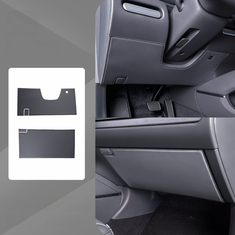 Under‑Steering & Glove Box Anti‑Kick Mats for Xpeng L03 - NICE EVS