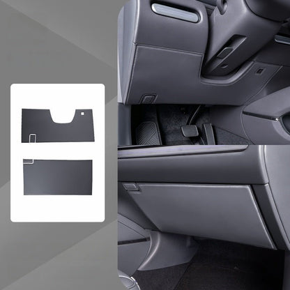Under‑Steering & Glove Box Anti‑Kick Mats for Xpeng L03 - NICE EVS