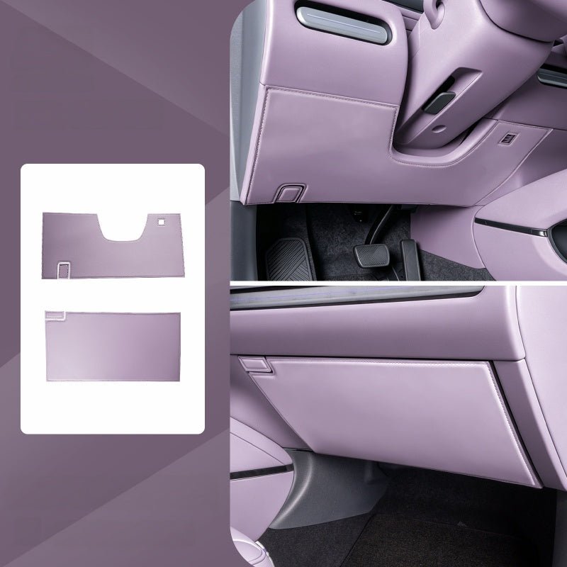 Under‑Steering & Glove Box Anti‑Kick Mats for Xpeng L03 - NICE EVS