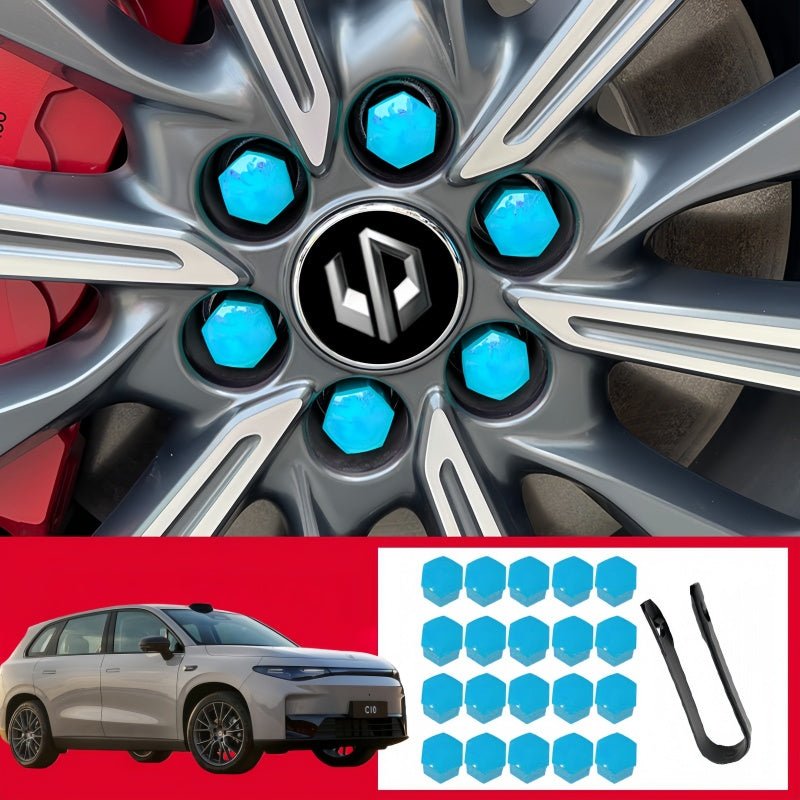 Wheel Lug Nut Covers for Leapmotor B10/C10 - NICE EVS