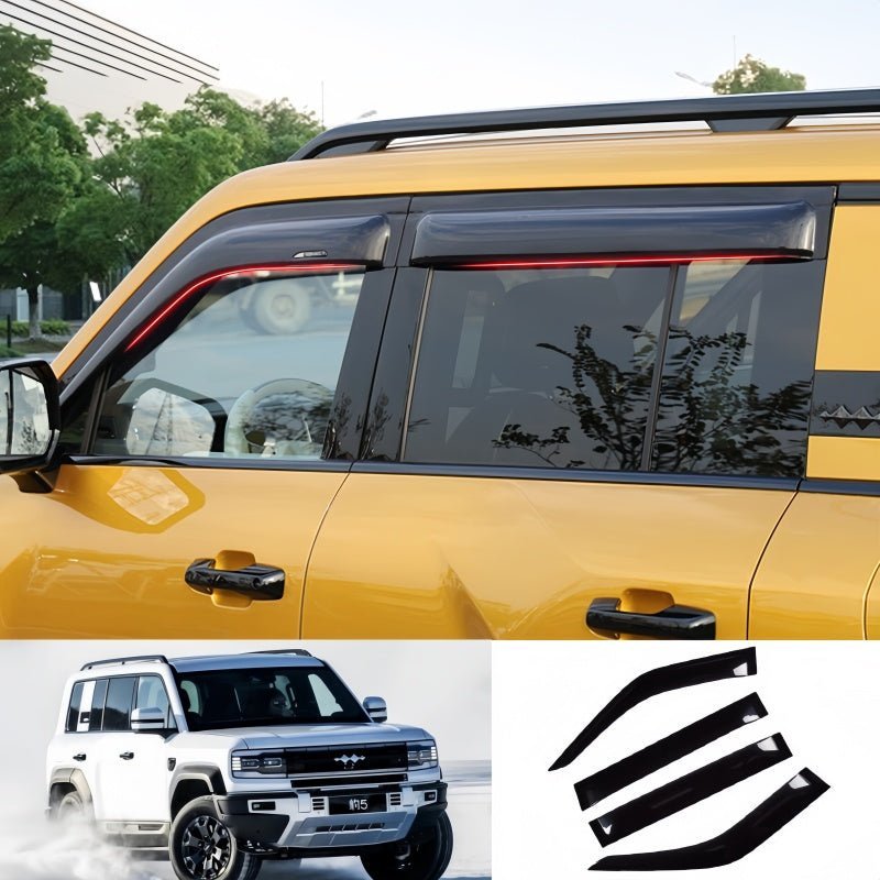 Window Rain Guards / Wind Deflectors for BYD Leopard 5 & Denza B5 - NICE EVS