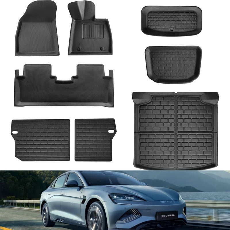 XPE Floor Mats & Trunk Mats for RHD BYD Seal - NICE EVS