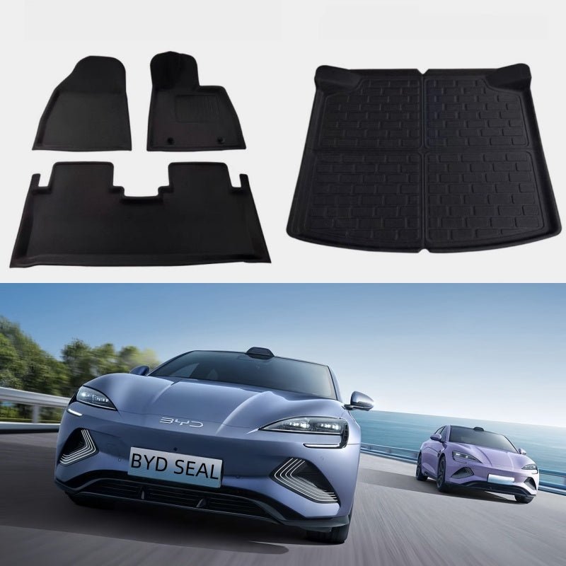 XPE Floor Mats & Trunk Mats for RHD BYD Seal - NICE EVS