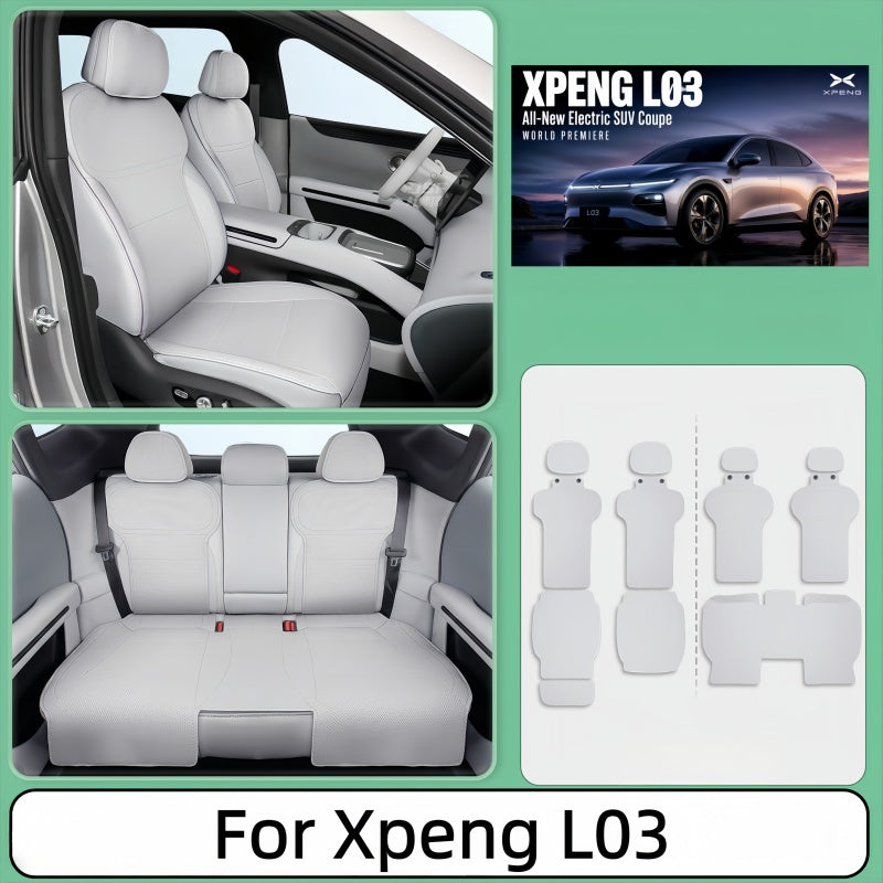 Full Set Leather Breathable Seat Covers for Xpeng L03