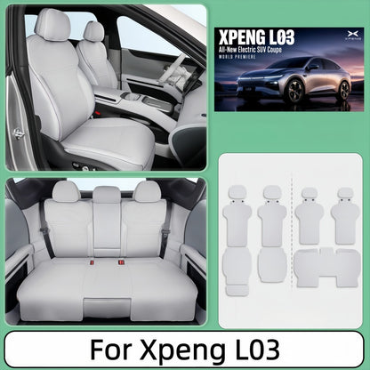 Full Set Leather Breathable Seat Covers for Xpeng L03