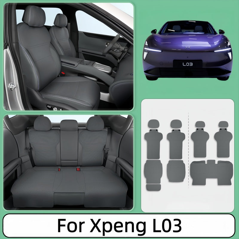 Full Set Leather Breathable Seat Covers for Xpeng L03