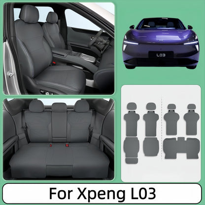 Full Set Leather Breathable Seat Covers for Xpeng L03