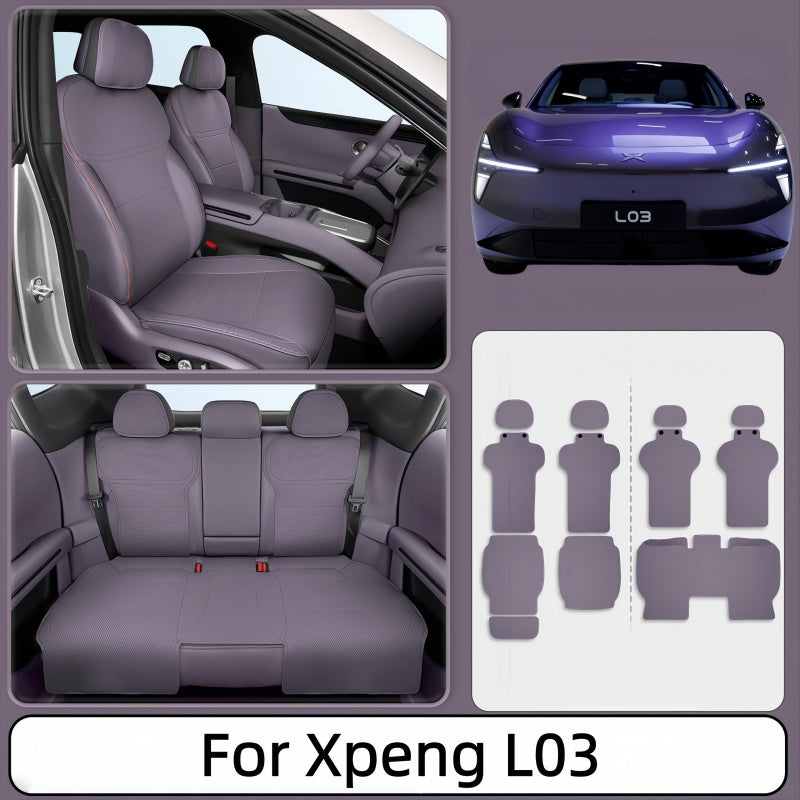 Full Set Leather Breathable Seat Covers for Xpeng L03