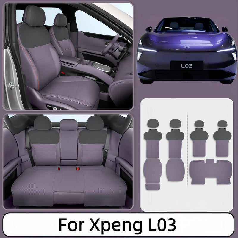 Full Set Leather Breathable Seat Covers for Xpeng L03