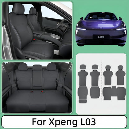 Full Set Leather Breathable Seat Covers for Xpeng L03