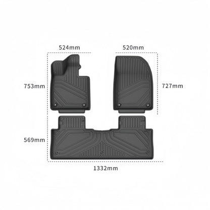 TPE Floor Mats & Trunk Mat for Xpeng L03
