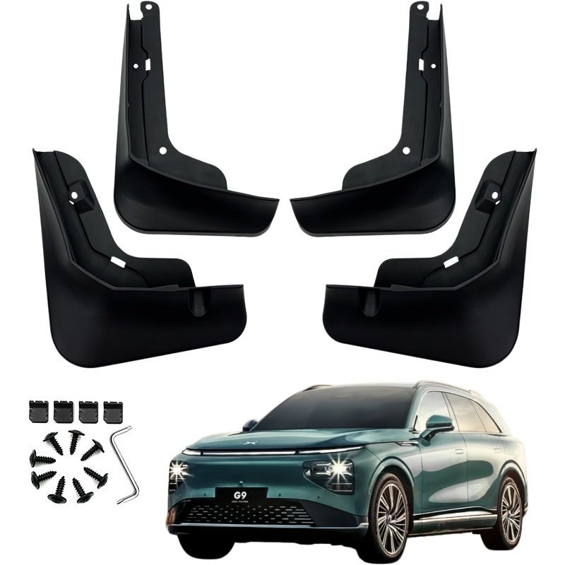 XPeng Mud Guards for G6/G9/P7 | No - Drill Splash Guards (Set of 4) - NICE EVS