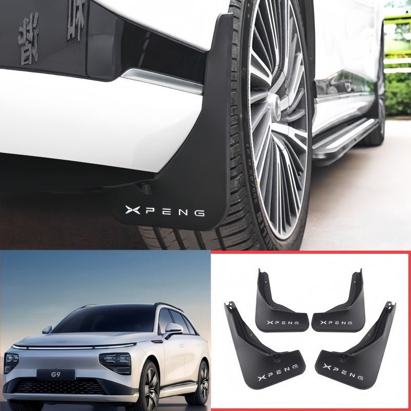 XPeng Mud Guards for G6/G9/P7 | No - Drill Splash Guards (Set of 4) - NICE EVS