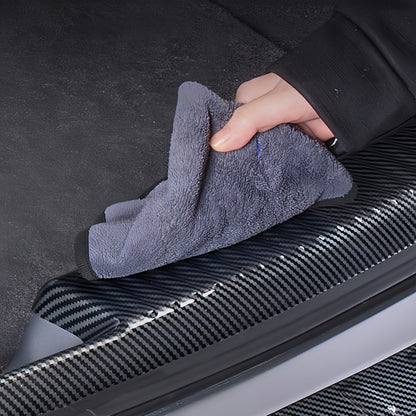 Carbon Fiber Trunk Door Sill Protector Scuff Plate for 2026 Xpeng P7+