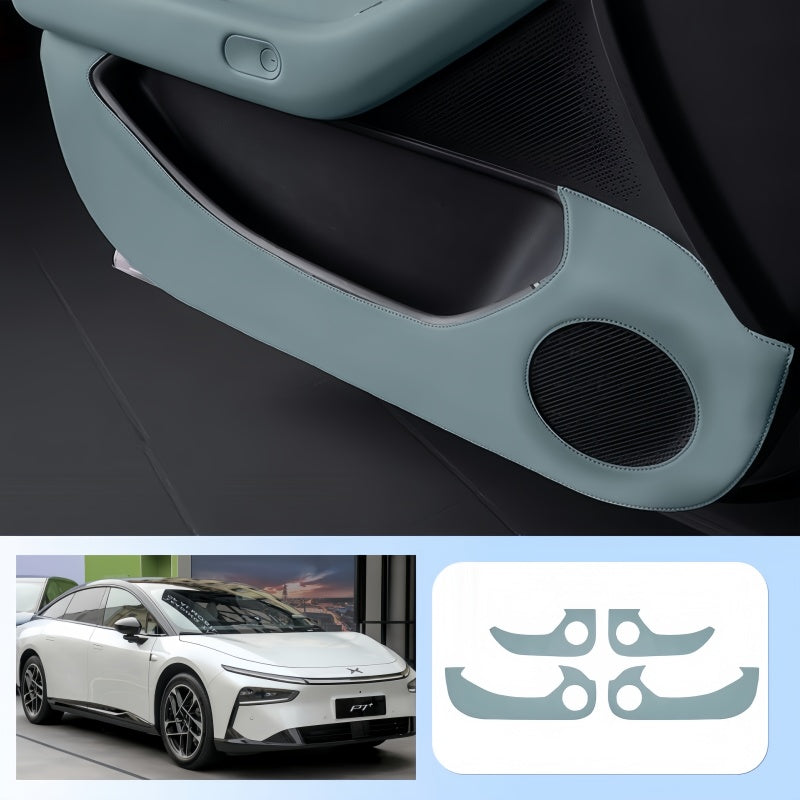 Leather Door Anti-Kick Pad for 2024-2026 XPENG P7+