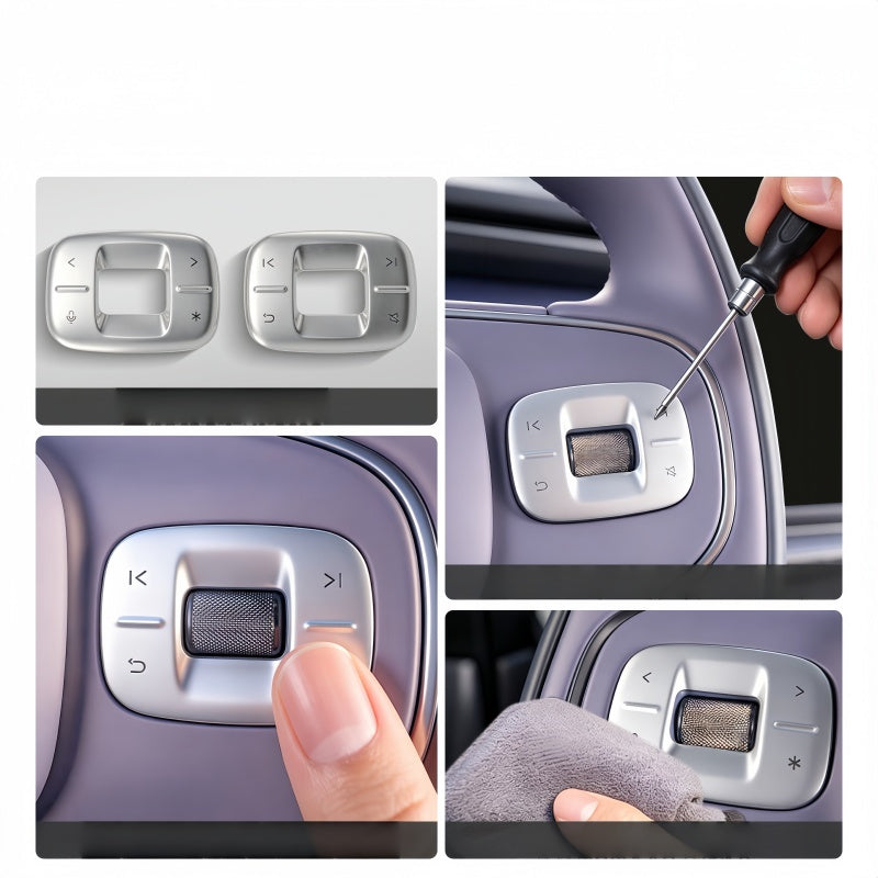 Steering Wheel Button Metal Cover for Xpeng G6/G9/P7+/X9/L03