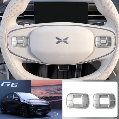 Steering Wheel Button Metal Cover for Xpeng G6/G9/P7+/X9/L03