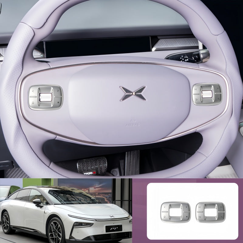 Steering Wheel Button Metal Cover for Xpeng G6/G9/P7+/X9/L03