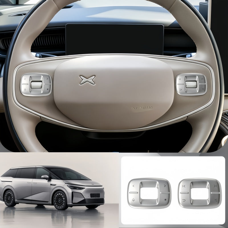 Steering Wheel Button Metal Cover for Xpeng G6/G9/P7+/X9/L03
