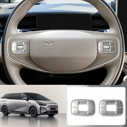 Steering Wheel Button Metal Cover for Xpeng G6/G9/P7+/X9/L03