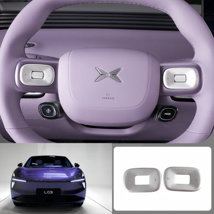 Steering Wheel Button Metal Cover for Xpeng G6/G9/P7+/X9/L03