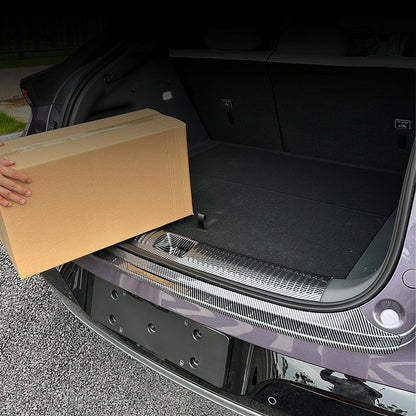 Carbon Fiber Style Trunk Sill Protector for Xpeng L03