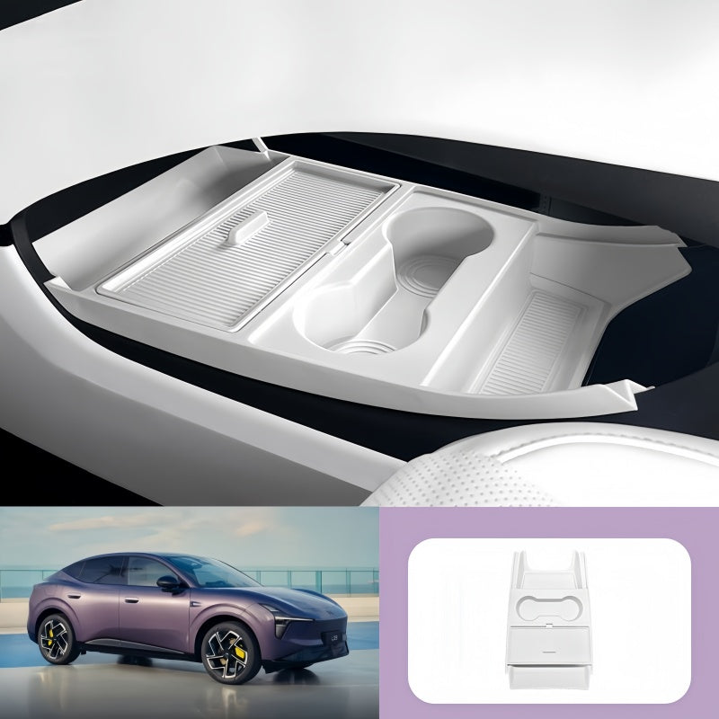 Center Console Lower Double‑Layer Tray for Xpeng L03