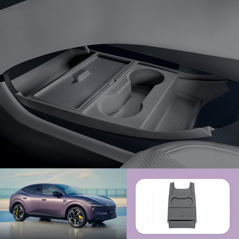 Center Console Lower Double‑Layer Tray for Xpeng L03