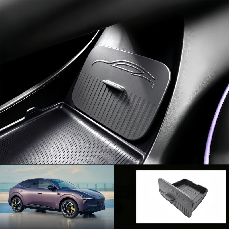 Center Console Lower Drawer Storage Box for Xpeng L03
