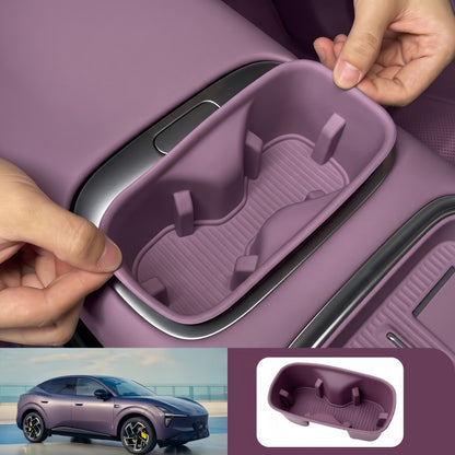 Center Console Cup Holder Silicone Insert for Xpeng L03