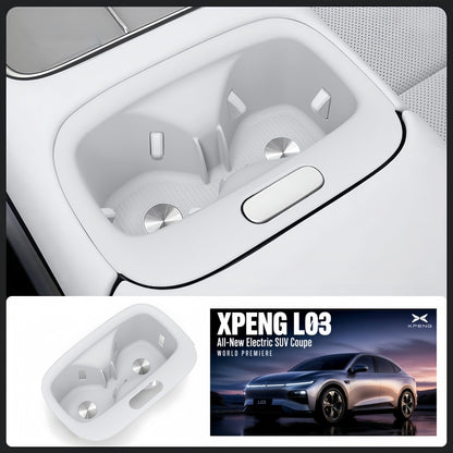 Center Console Cup Holder Silicone Insert for Xpeng L03