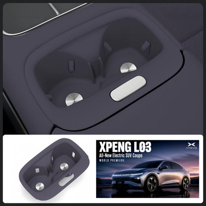 Center Console Cup Holder Silicone Insert for Xpeng L03