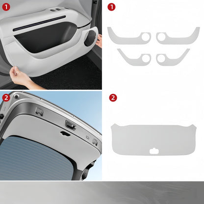 Rear Tailgate Anti‑Kick Mat for Xpeng L03