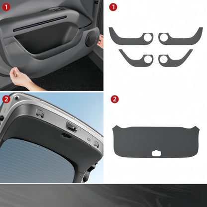 Rear Tailgate Anti‑Kick Mat for Xpeng L03
