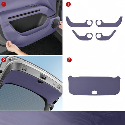 Rear Tailgate Anti‑Kick Mat for Xpeng L03