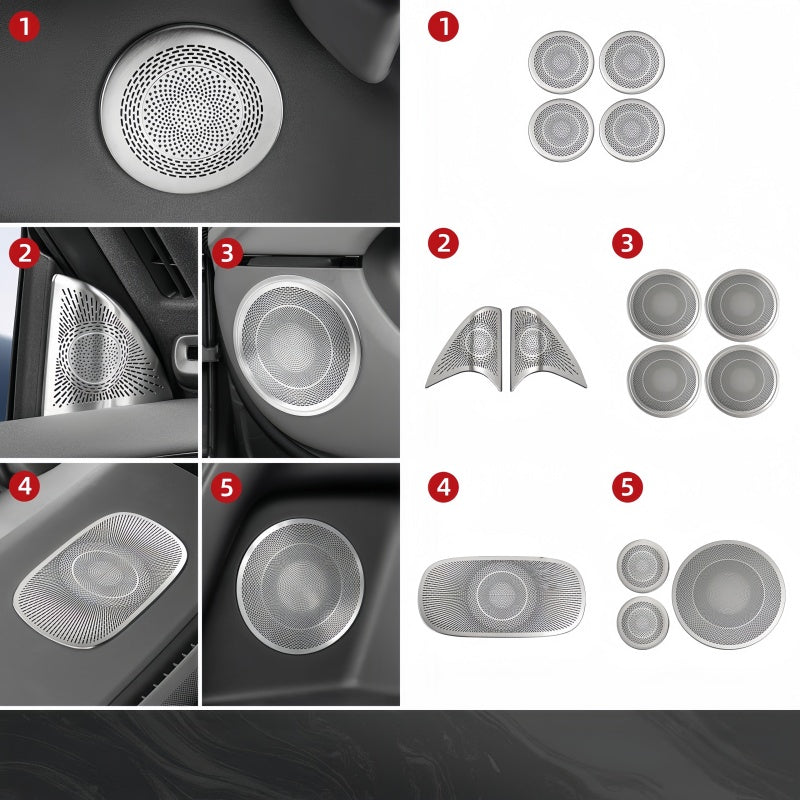 Front Door Triangle Speaker Trim Cover for Xpeng L03
