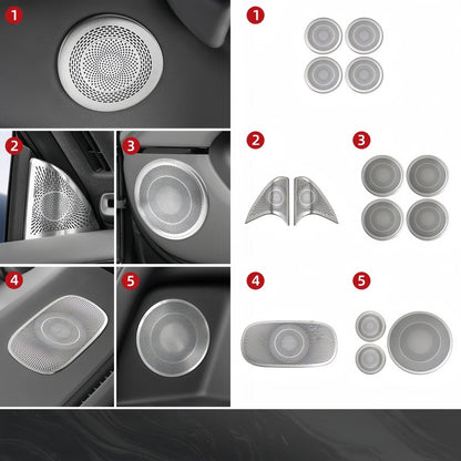 Front Door Triangle Speaker Trim Cover for Xpeng L03