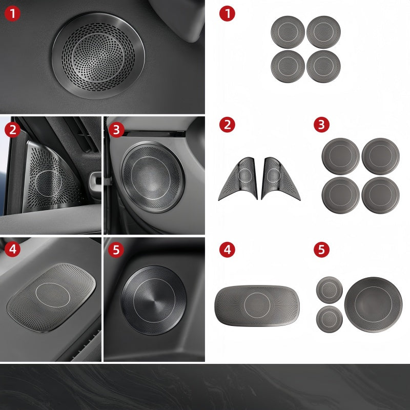 Front Door Triangle Speaker Trim Cover for Xpeng L03