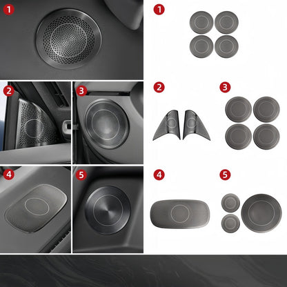Front Door Triangle Speaker Trim Cover for Xpeng L03