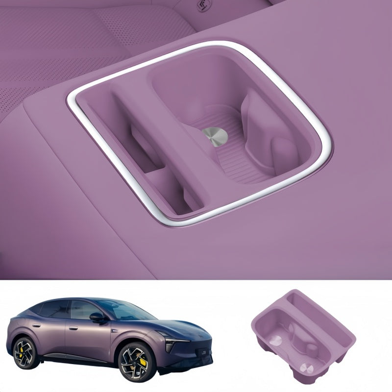 Rear Armrest Cup Holder Silicone Insert for Xpeng L03