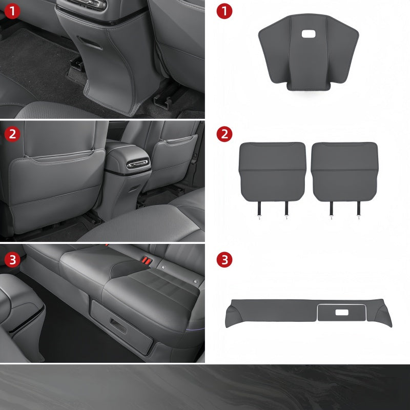 Seat Back Anti‑Kick Mats for Xpeng L03