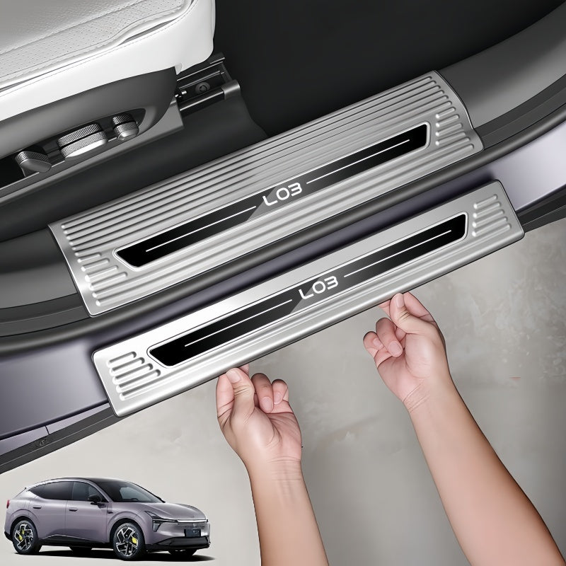 Stainless Steel Door Sill Scuff Plate for Xpeng L03